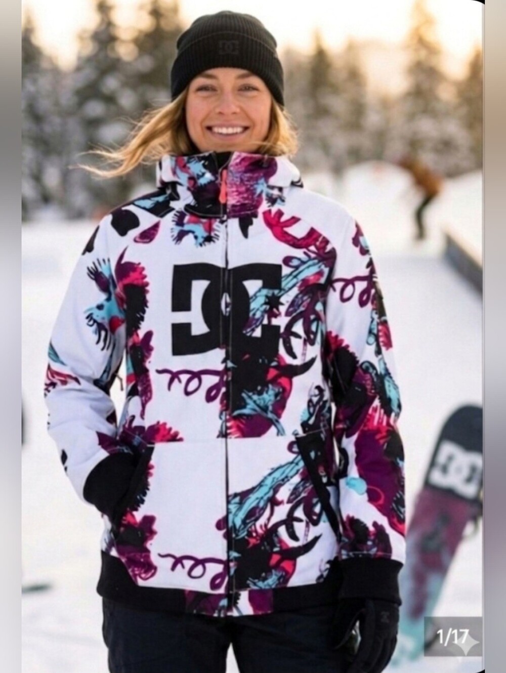 DC Women's Gamut Softshell "Venus" Snowboard Ski Jacket / Sz S / Multicolour